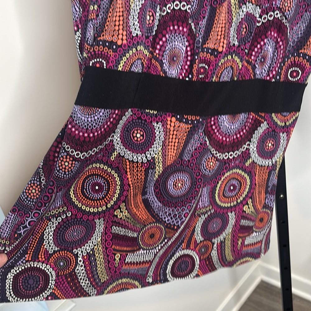 Christopher & Banks - Women's Multicolor Patterned Square Neck Top - Medium - Picture 5 of 11